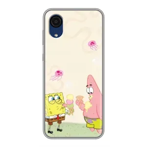 Чохол Губка Боб для Samsung Galaxy A03 Core (Патрік і Боб)