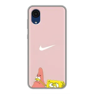 Чохол Губка Боб для Samsung Galaxy A03 Core (Патрік і Губка)