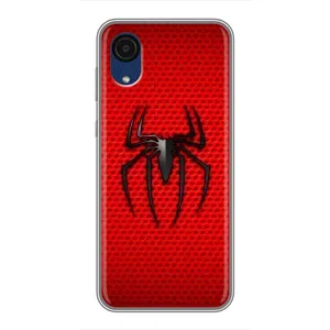 Чехол с человеком пауком для Samsung Galaxy A03 Core - (AlphaPrint) (Паук Марвел)