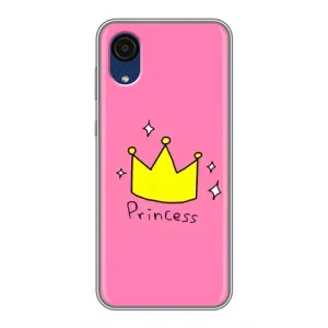 Чехол с картинкой (Стильные) для Самсунг А03 Кор - (AlphaPrint) (Princess)