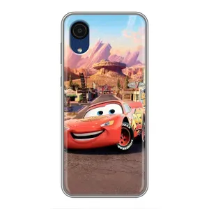 Силиконовый чехол Маквин для Samsung Galaxy A03 Core (Радиаторный Спрингс Маквин)