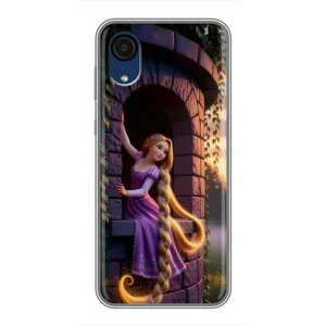 Чехол Рапунцель для Samsung Galaxy A03 Core (Рапунцель на башне)