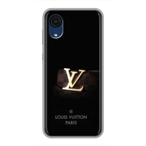 Чехлы Луи Витон для Samsung Galaxy A03 Core (AlphaPrint - LOUIS VUITTON) (ремешок LV)