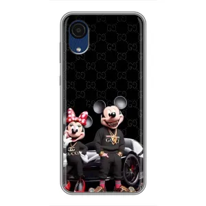 Чехол Disney Mouse Samsung Galaxy A03 Core (PREMIUMPrint) (Семья Маусов)