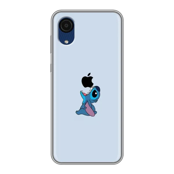 Чехол с принтом «Stitch apple» для Samsung Galaxy A03 Core