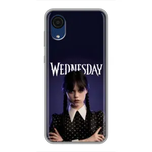 Силиконовый чехол с картинкой для Samsung Galaxy A03 Core (Wednesday)