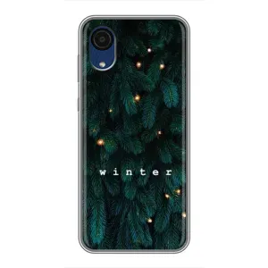 Новогодние, Праздничные Чехлы для Samsung Galaxy A03 Core - 2024 год (Winter)