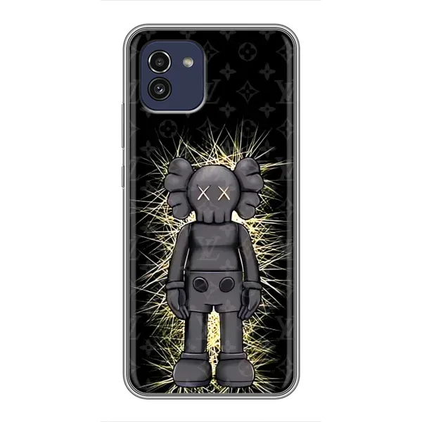 Чехол с принтом «Bearbrick LV» для Samsung Galaxy A03 (A035)