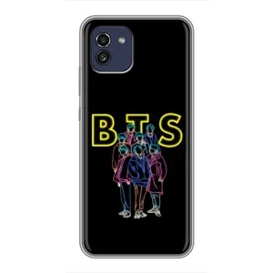 Чехлы BTS для Samsung Galaxy A03 (A035) (AlphaPrint) (BTS стайл)