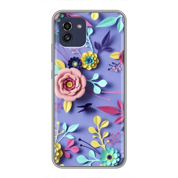 Чохол з принтом «Дизайн квітів» для Samsung Galaxy A03 (A035) Чохол з принтом «Дизайн квітів» для Samsung Galaxy A03 (A035)