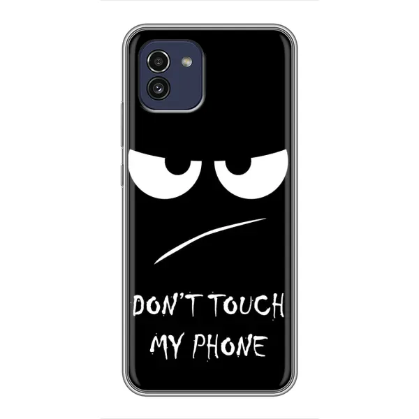 Чехол с принтом «Dont Touch» для Samsung Galaxy A03 (A035)