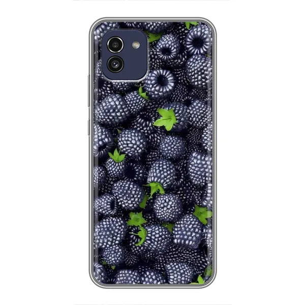 Чехол с принтом «Ежевика» для Samsung Galaxy A03 (A035)