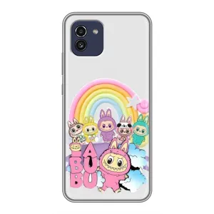 Чохол з Лабубу на Samsung Galaxy A03 (A035) (Фон Лабубу)