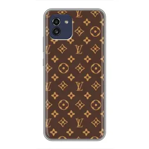 Чехлы Луи Витон для Samsung Galaxy A03 (A035) (AlphaPrint - LOUIS VUITTON) (фон LOUIS VUITTON)