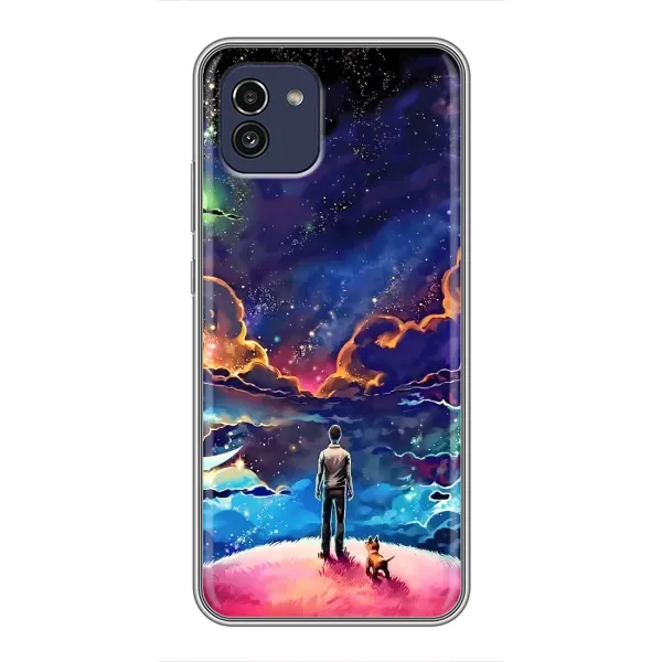 Чехол с принтом «Галактический вид» для Samsung Galaxy A03 (A035)