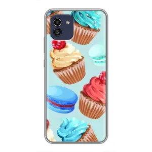 Чехлы с Фруктами для Samsung Galaxy A03 (A035) (VPrint) (Кексики)