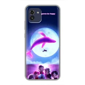 Чехлы BTS для Samsung Galaxy A03 (A035) (AlphaPrint) (КИТ BTS)