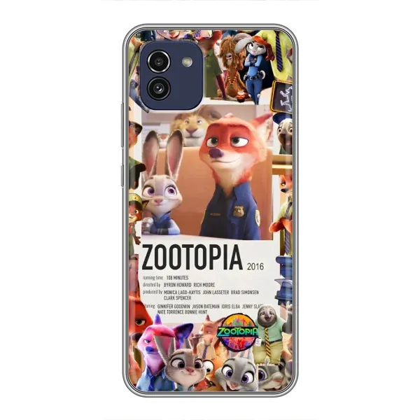 Чохол з принтом «Постер Зоотрополіс» для Samsung Galaxy A03 (A035)