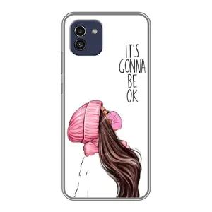 Чехол с печатью для Samsung Galaxy A03 (A035) - (Мода) (AlphaPrint) (Коронавирус)