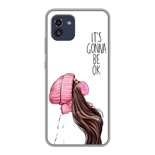 Чохол з принтом «Коронавірус» для Samsung Galaxy A03 (A035)
