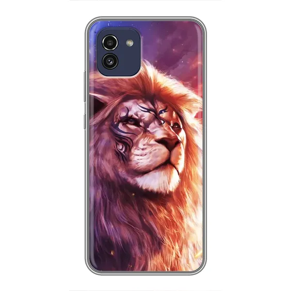 Чехол с принтом «Красочный Лев» для Samsung Galaxy A03 (A035)
