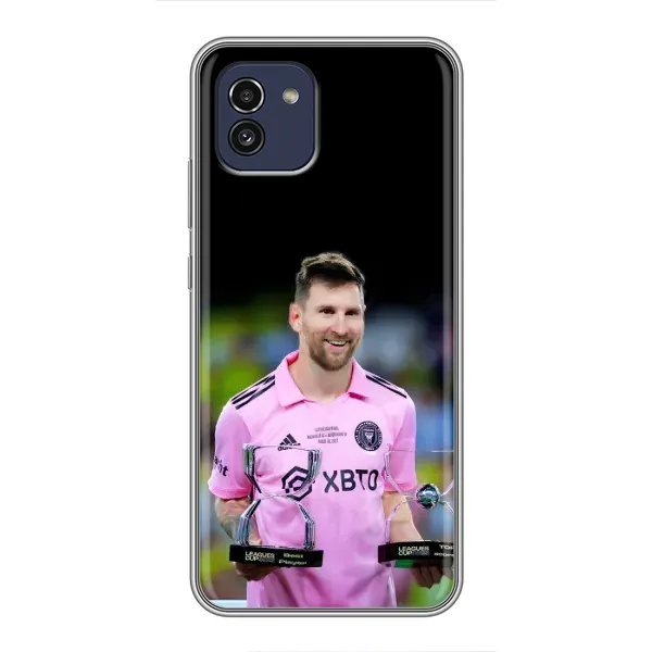 Чехол с принтом «Кубки Месси» для Samsung Galaxy A03 (A035)