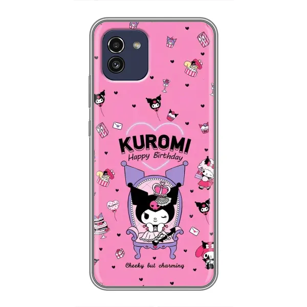 Чехол с принтом «KUROMI» для Samsung Galaxy A03 (A035)