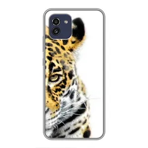 Чехлы с картинками животных Samsung Galaxy A03 (A035) (Леопард)