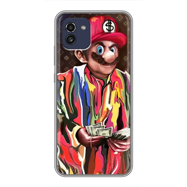 Чехол с принтом «Mario LV» для Samsung Galaxy A03 (A035)