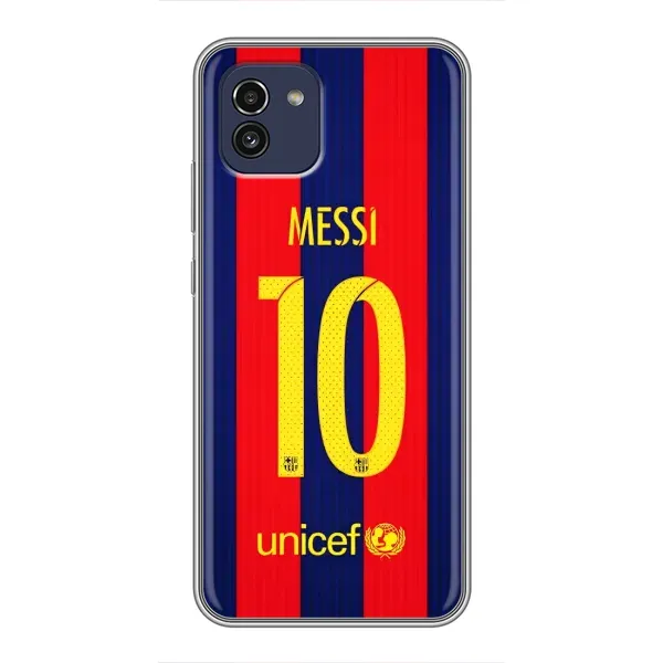 Чехол с принтом «Messi Barca 10» для Samsung Galaxy A03 (A035)