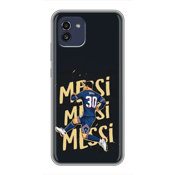 Чохол з принтом «Messi ПСЖ» для Samsung Galaxy A03 (A035)
