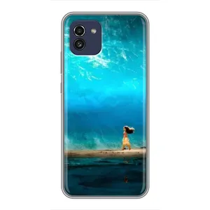 Чехол с мультфильмом Моана Samsung Galaxy A03 (A035) (Океан Моана)