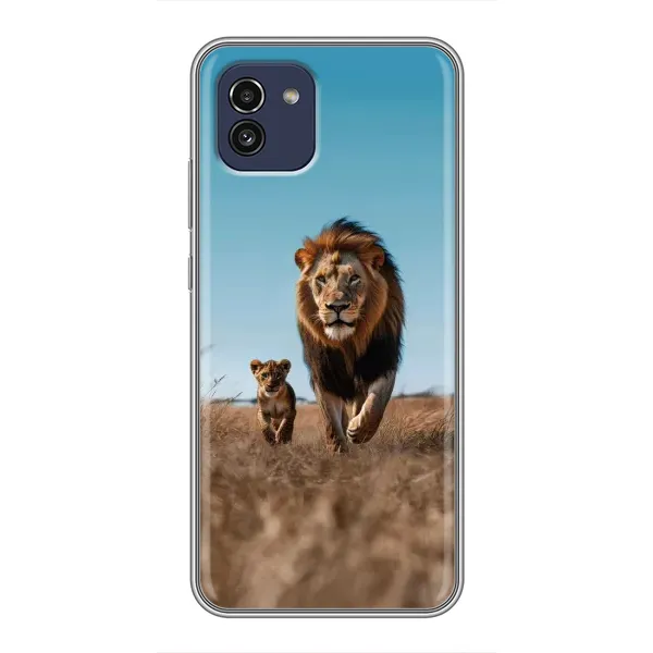 Чехол с принтом «Мусафа и Симба» для Samsung Galaxy A03 (A035)