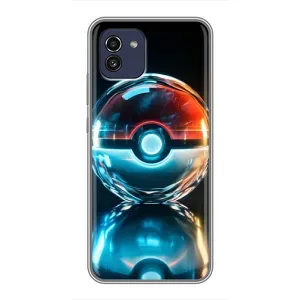 Чохол з Пікачу на Samsung Galaxy A03 (A035) (М'яч Пікачу)