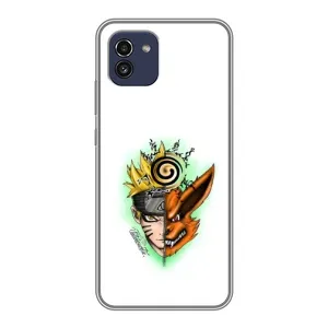 Naruto Anime Чехлы для Самсунг А03 (AlphaPrint) (Наруто Курама)