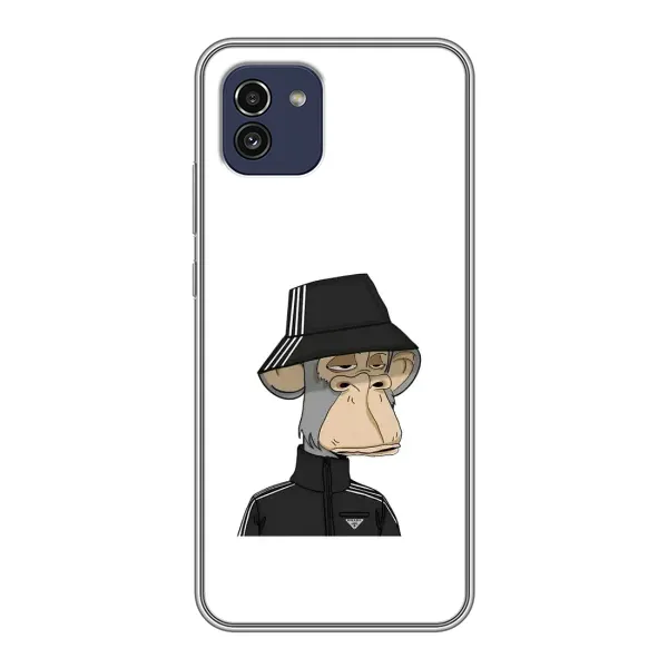 Чехол с принтом «обезьяна NFT Adidas» для Samsung Galaxy A03 (A035)