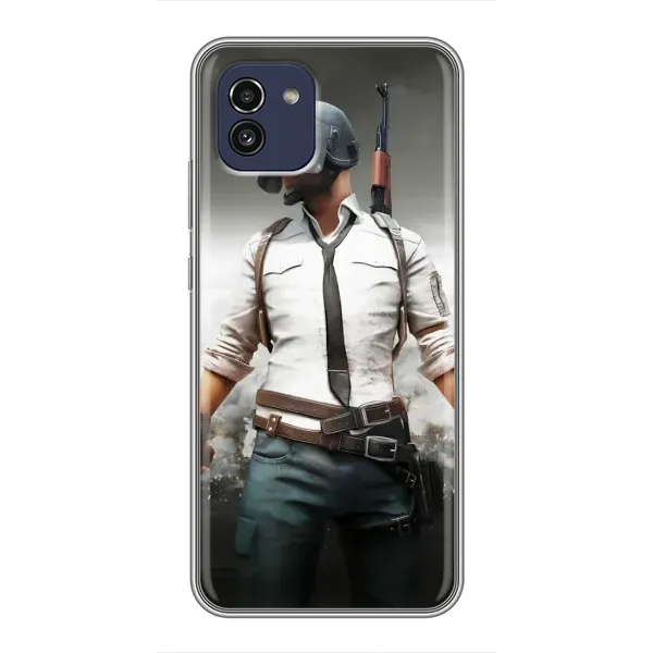 Чехол с принтом «Пабг мен» для Samsung Galaxy A03 (A035)