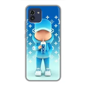 Крутые Чехлы Луи Виттон для Samsung Galaxy A03 (A035) (AlphaPrint) (Парень LV)