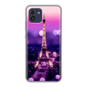 Чехол Эйфелева Башня для Samsung Galaxy A03 (A035) - (AlphaPrint) (Париж Башня)