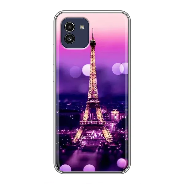 Чехол с принтом «Париж Башня» для Samsung Galaxy A03 (A035)