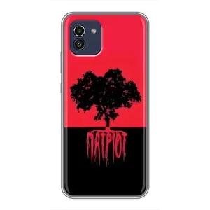 Украинские Чехлы для Samsung Galaxy A03 (A035) с картинкой УПА (AlphaPrint) (Патриот)