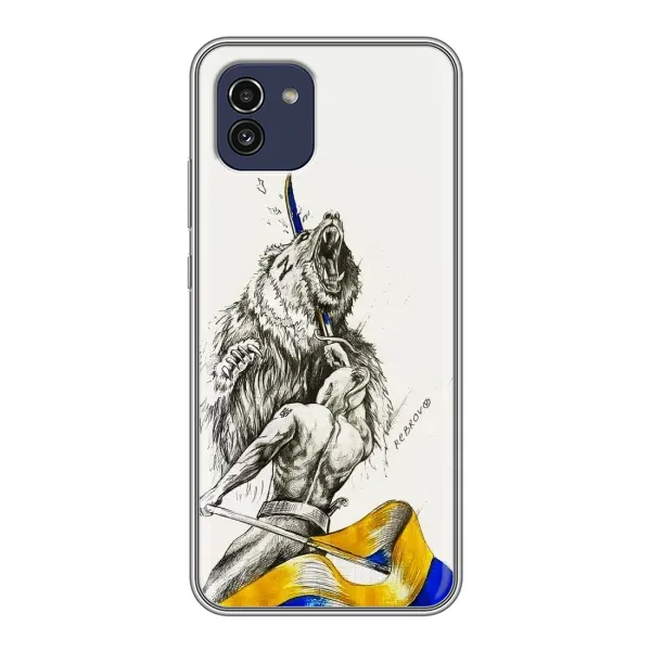 Чохол з принтом «Перемога» для Samsung Galaxy A03 (A035)