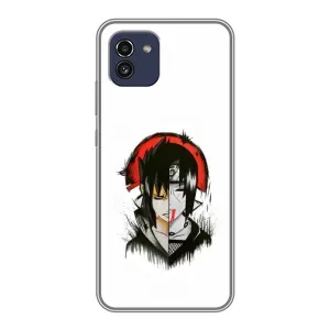 Чехлы на тему: Итачи Учиха для Samsung Galaxy A03 (A035) (AlphaPrint) (разный Итачи)