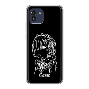 Чехлы Персонажи Аниме Наруто для Samsung Galaxy A03 (A035) (AlphaPrint) (Re: Zero)