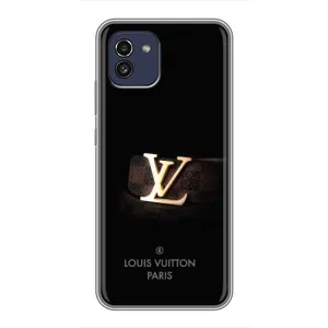 Чехлы Луи Витон для Samsung Galaxy A03 (A035) (AlphaPrint - LOUIS VUITTON) (ремешок LV)