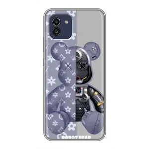 Крутые Чехлы Луи Виттон для Samsung Galaxy A03 (A035) (AlphaPrint) (Робот Мишка)