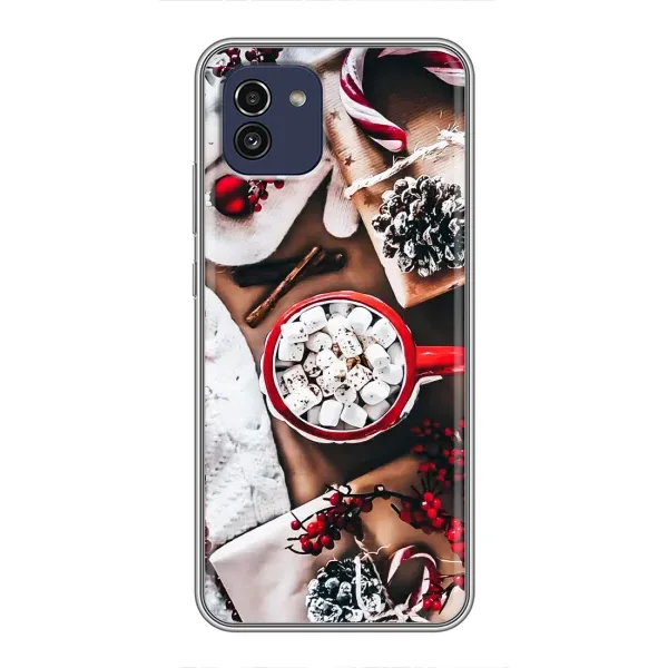 Чехол с принтом «Рождественская атмосфера» для Samsung Galaxy A03 (A035)