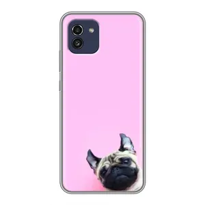 Чехлы с собаками для Samsung Galaxy A03 (A035) (VPrint) (Смешная собака)
