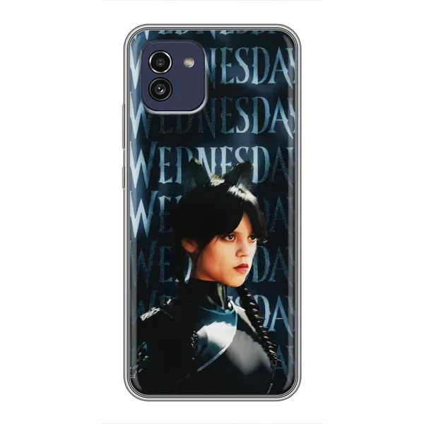 Чохол з принтом «Венздей кішка» для Samsung Galaxy A03 (A035)