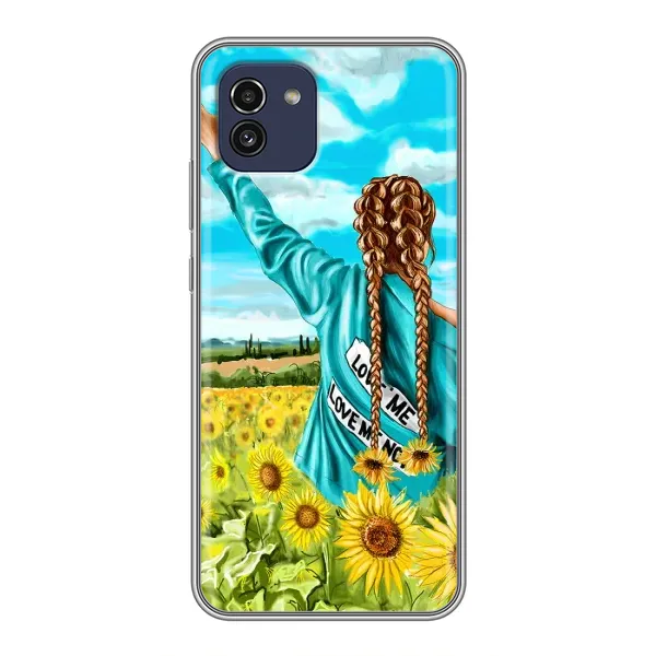 Чохол з принтом «Україночка» для Samsung Galaxy A03 (A035) Чохол з принтом «Україночка» для Samsung Galaxy A03 (A035)